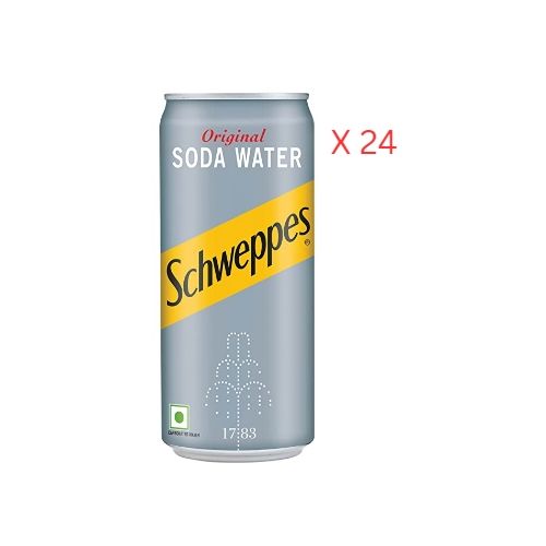 Schweppes Soda Can - 24 x 300 ml