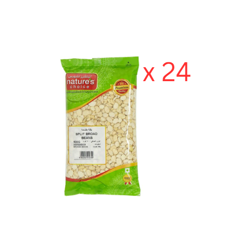 Natures Choice Broken Beans - 500 gm (White) Pack Of 24 (UAE Delivery Only)