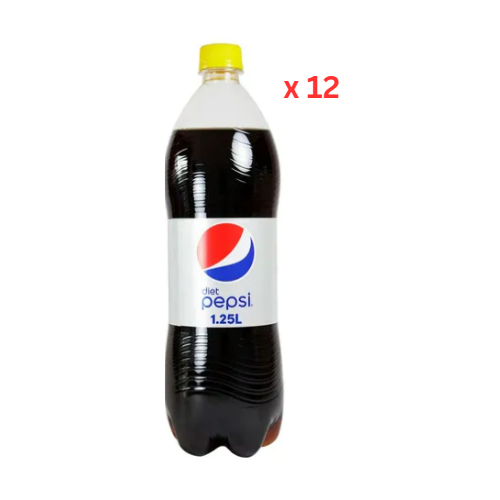 Pepsi Diet Pet Bottle - 12 x 1.25 L
