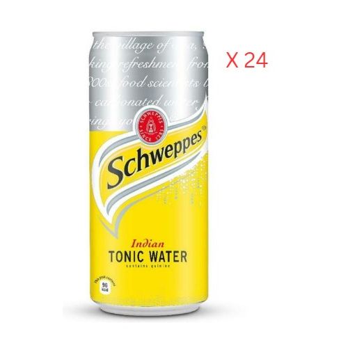 Schweppes Tonic Water Can - 24 x 300 ml