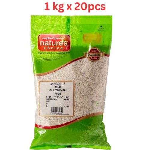 Natures Choice Glutinous Rice, 1 kg Pack Of 20 (UAE Delivery Only)