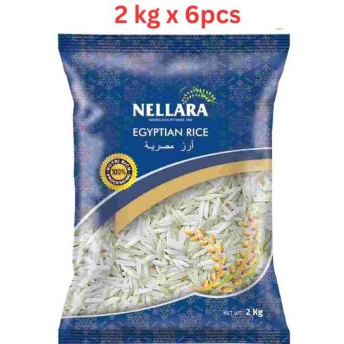 Nellara Egyptian Rice 2kg (Pack of 6) 