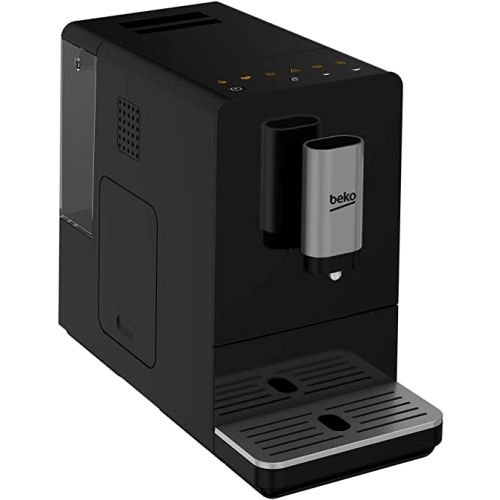 Beko CEG3190B Bean to Cup Coffee Machine, 19 Bar Pressure-Stainless Steel, Includes One Touch LCD Control, Pre-brewing System & Removable Water Tank, Black