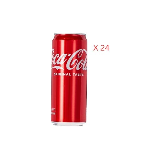 Coca-Cola Regular, Can - 24 x 330 ml