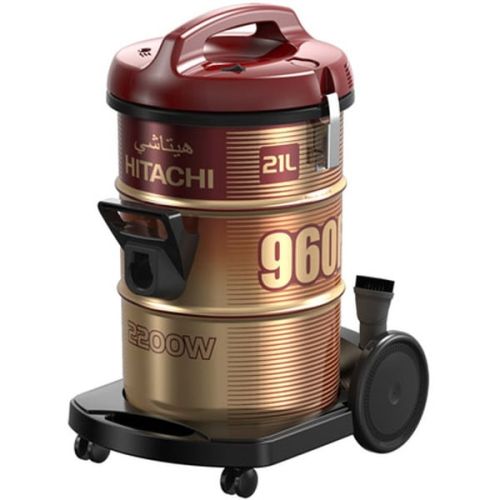 Hitachi Drum Vacuum Cleaner 2200 Watts Wine Red - CV960F24CBSWR