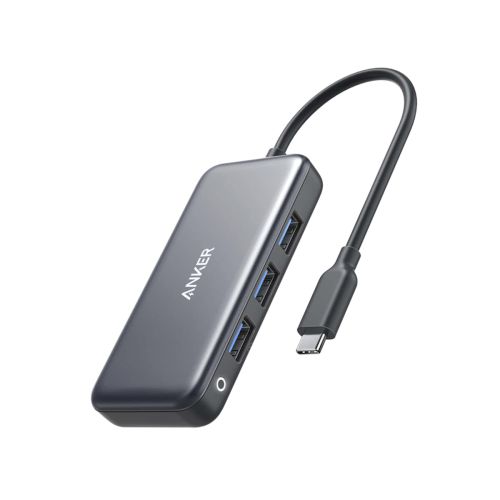 Anker Premium 4-in-1 USB C Hub Adapter, Grey