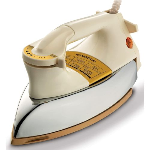 Kenwood Dry Iron Heavy Weight Iron 1200W With Ceramic Soleplate Dim40.000Go Gold, White/Gold