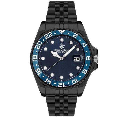 Beverly Hills Polo Club Mens Analog Dark Blue Dial Watch - Bp3126x690