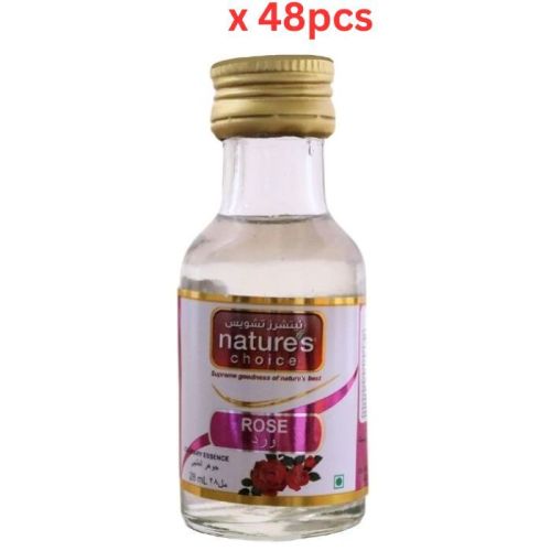 Natures Choice Rose Essence, 28 ml Pack Of 48 (UAE Delivery Only)