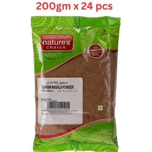 Natures Choice Garam Masala Powder 200g Pack Of 24 (UAE Delivery Only)