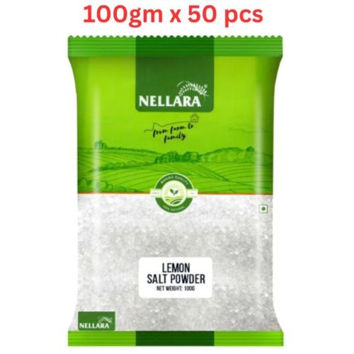 Nellara Lemon Salt 100Gm (Pack of 50)  