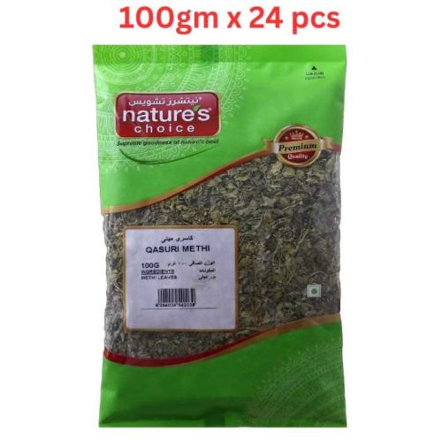 Natures Choice Qasuri Methi, 100 gm Pack Of 24 (UAE Delivery Only)