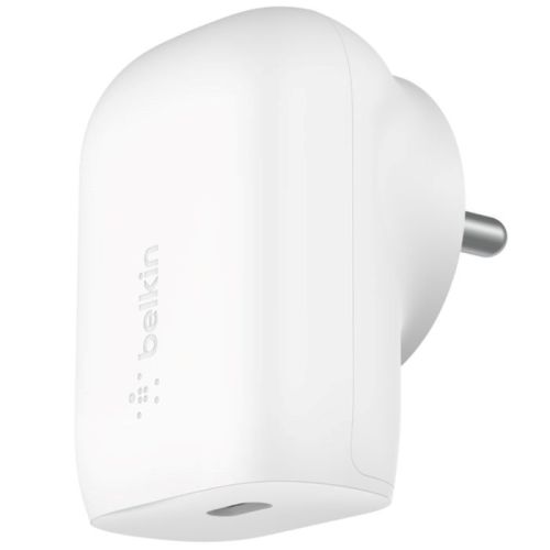 Belkin 30W USB C Wall Charger With PPS Power Delivery USB IF Certified PD 3.0 Fast Charging For iPhone 13 - White