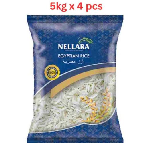 Nellara Egyption Rice 5kg (Pack of 4)