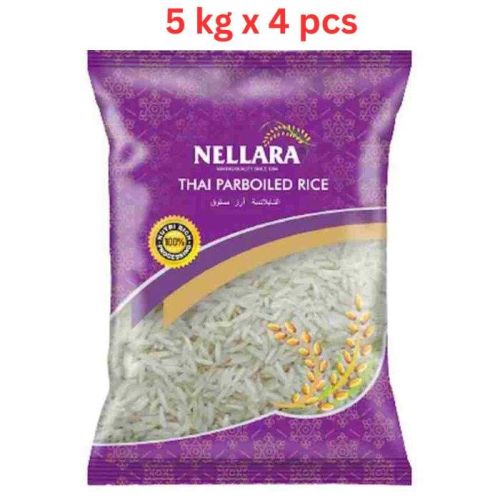 Nellara Parboiled Rice Thailand 5kg (Pack of 4)   