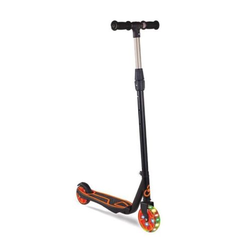 Megastar Coolwheels Neon Kick Scooter 2 Wheels With Flashing Lights For 5+ Age Kids - Orange (UAE Delivery Only)