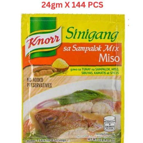 Knorr Sinigang Na May Miso Recipe Mix - 24 Gm Pack Of 144 (UAE Delivery Only)