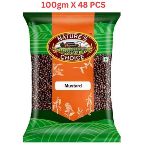Natures Choice Mustard Seeds 100g Pack Of 48 (UAE Delivery Only)