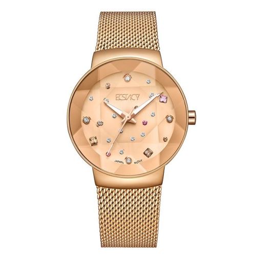Ecstacy Women's Analog Rose Gold  Dial Watch - E23504-RMKK