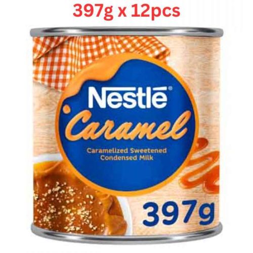 Nestle Sweetened Condensed Milk Caramel Flavor - 397g Pack of 12 (Exp: 2 April)