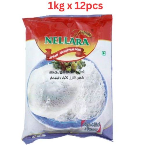 Nellara Appam Idyappam Powder(Fried) 1Kg (Pack of 12)