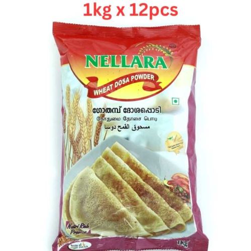 Nellara Wheat Dosa Powder 1Kg  (Pack of 12)