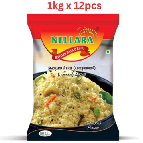 Nellara Uppuma Rava (Fried) 1Kg (Pack of 12)