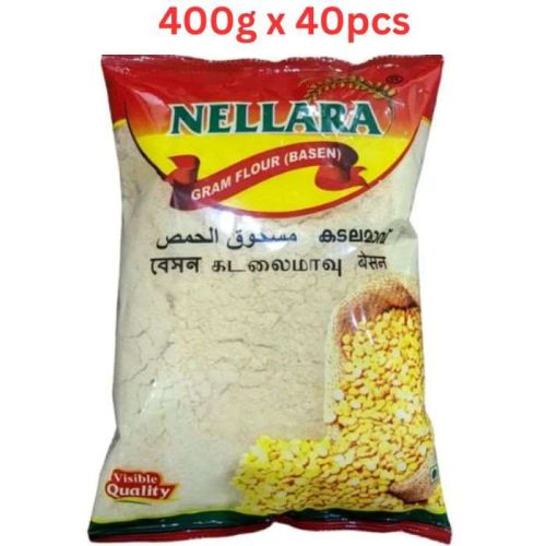 Nellara Besan Powder 400Gm (Pack of 40)  