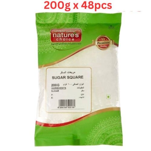 Natures Choice Sugar Square, 200 gm Pack Of 48 (UAE Delivery Only)