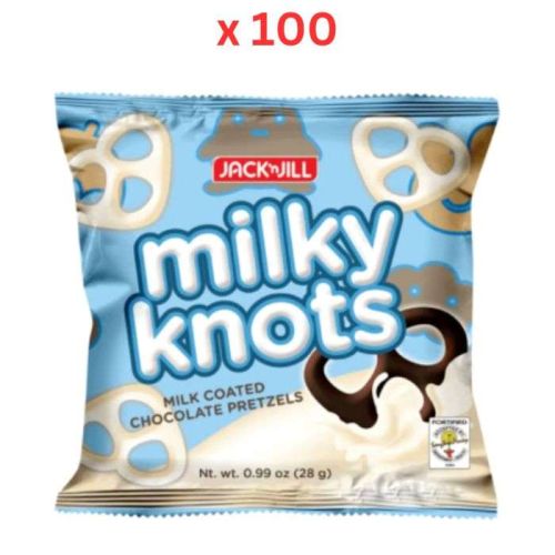  Jack N Jill Milky Knots 28G Pack Of 100 (UAE Delivery Only)