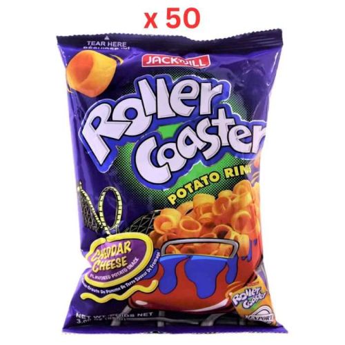 Jack N Jill Roller Coaster Potato Rings 85G C.Cheese ****  Pack Of 50 (UAE Delivery Only)