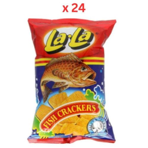 La-La Fish Crackers - 100 Gm Pack Of 24 