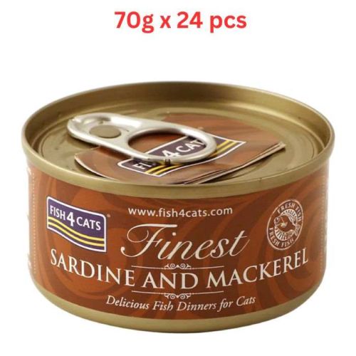 Fish4Cats Sardine With Mackerel Wet Food For Cat - 24 X 70g