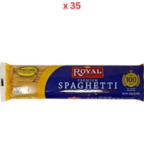 Royal Spaghetti Pasta - 450 Gm Pack Of 35 (UAE Delivery Only)