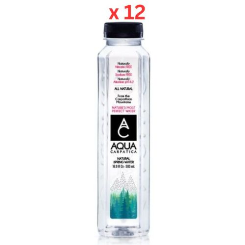 Aqua Carpatica Premium Natural Mineral Water 500ml x 12 Pieces