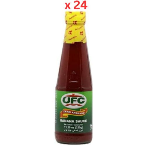 Ufc Tamis Anghang Banana Sauce Regular, 320 Gm Pack Of 24 (UAE Delivery Only)