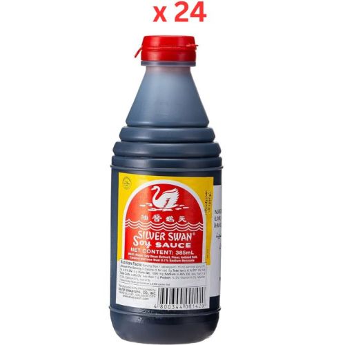 Silver Swan Soy Sauce 385Ml Pack Of 24 (UAE Delivery Only)