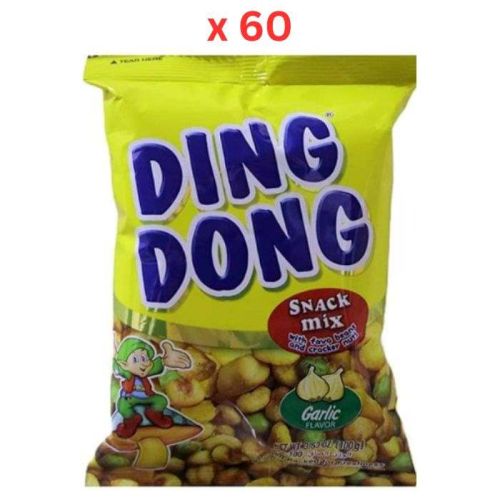 Dingdong Real Garlic Super Mixed Nuts - 100 Gm Pack Of 60 (UAE Delivery Only)