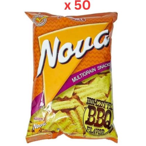 Jack N Jill Nova Multigrain Chips Homestyle Bbq - 78 Gm Pack Of 50 (UAE Delivery Only)
