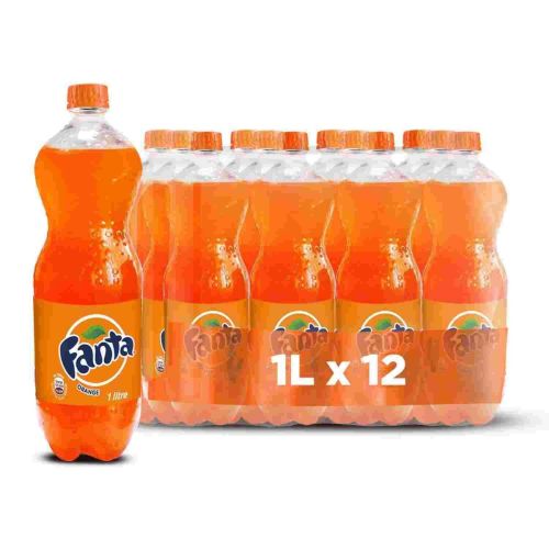 Fanta Orange Pet Bottle - 12 x 1 L
