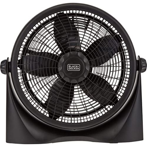 Black+Decker 16 Inch Box Fan, Black, FB1620-B5