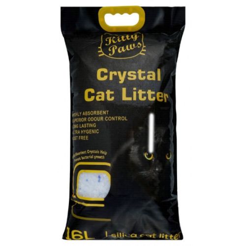 Kitty Paws Crystal Silica Cat Litter-16l (6.8 Kg)