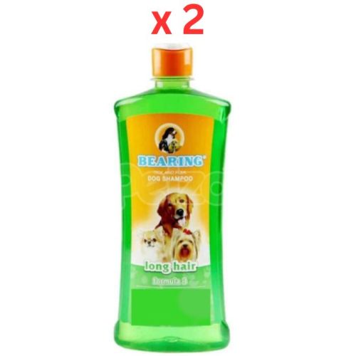 Bearing Formula 3 Tick & Flea Dog Shampoo Long Hair - 150ML (Pack of 2)