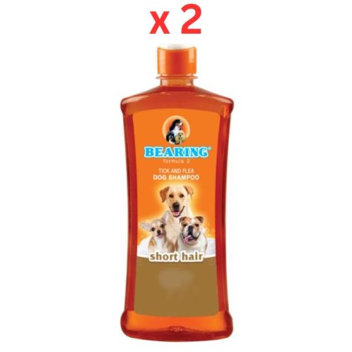Bearing Formula 2 Tick & Flea Dog Shampoo Short Hair- 150ML (Pack of 2)