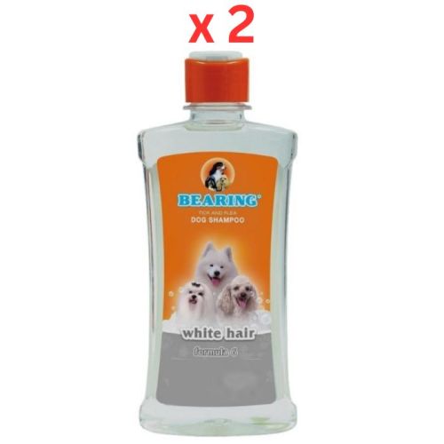 Bearing Formula 6 Tick & Flea Dog Shampoo White Hair- 150ML (Pack of 2)