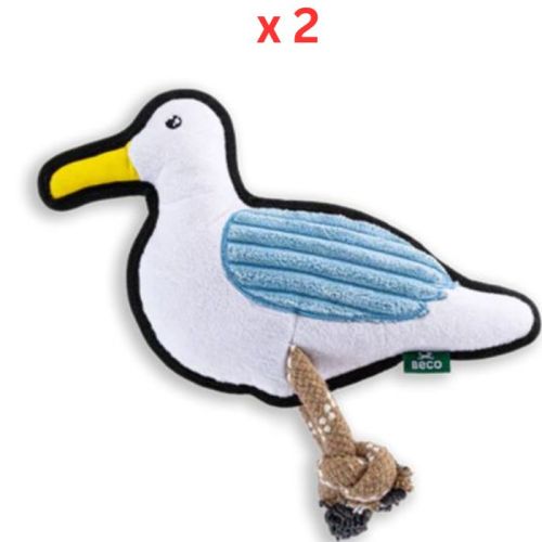 Beco Rough and Tough Seagull Soft Dog Toy (Pack of 2)
