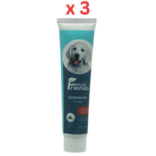 Fresh Friends Dog Toothpaste With Mint Flavor Bio Enzyme - 90g (Pack of 3)