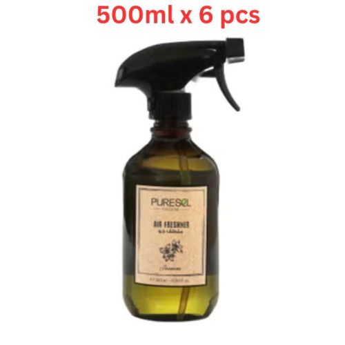 Puresel Spray Air Freshener Jasmine 500ML (Pack of 6)