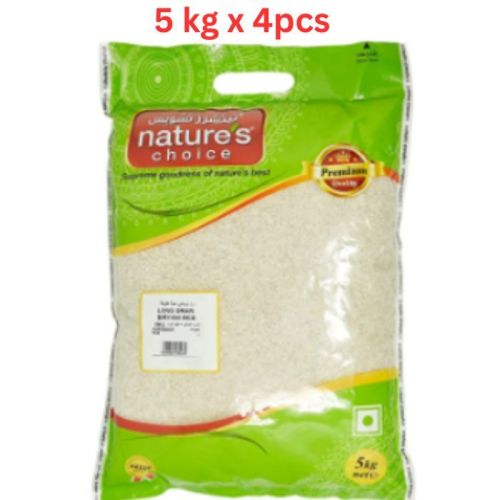 Natures Choice Long Grain Biryani Rice - 5 kg Pack Of 4 (UAE Delivery Only)