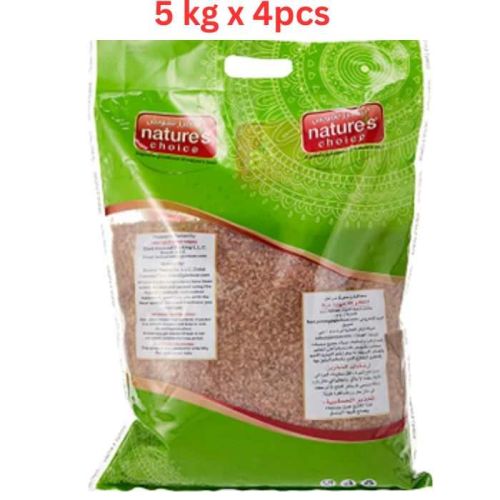 Natures Choice Palakkadan Matta Rice 5kg Pack Of 4 (UAE Delivery Only)